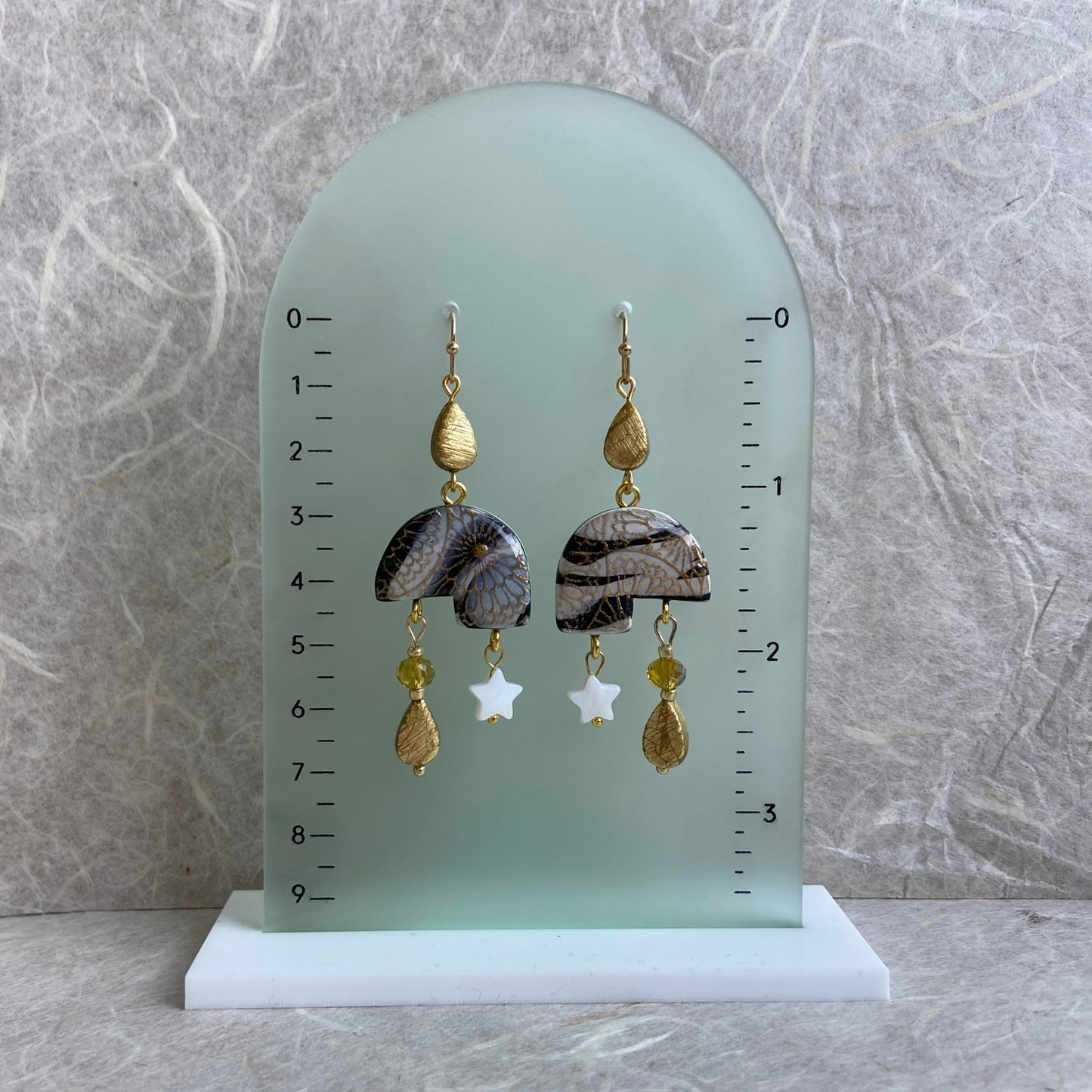 Abstract Cloud Earrings