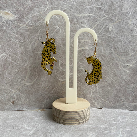 Leopard Hook Earrings