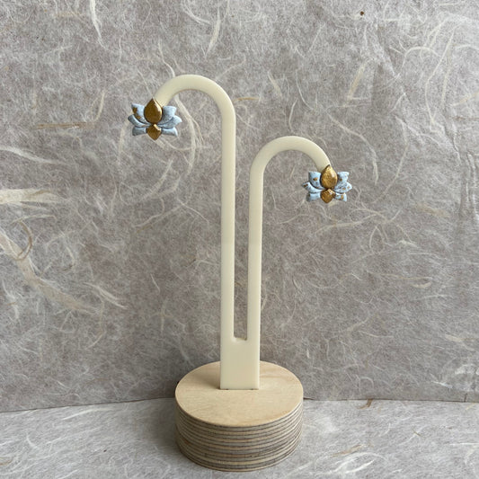 Lotus Stud Earrings