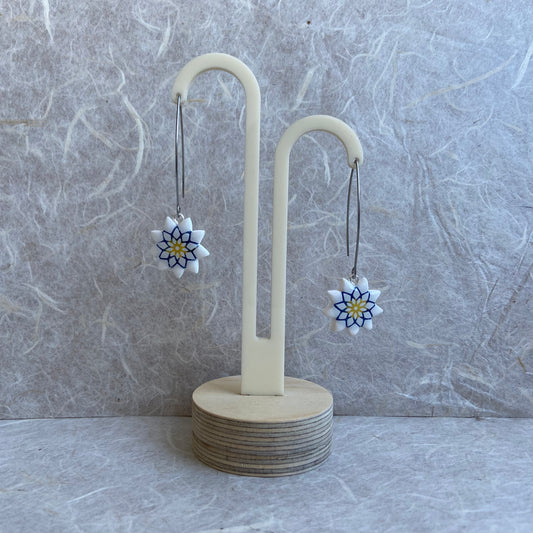 Flower Tile Earrings