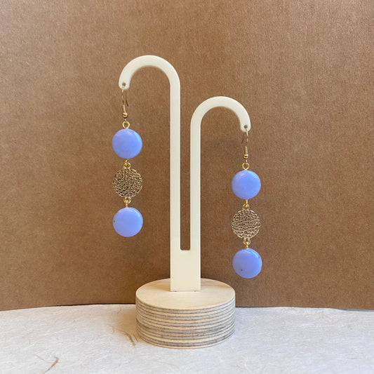 Purple Bubbles Earrings