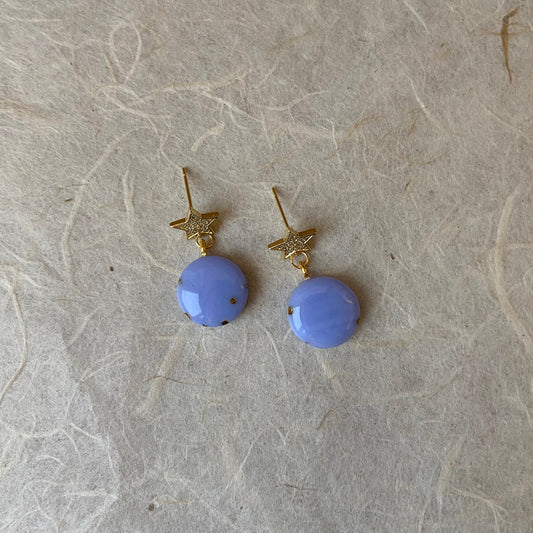 Purple Celestial Earrings