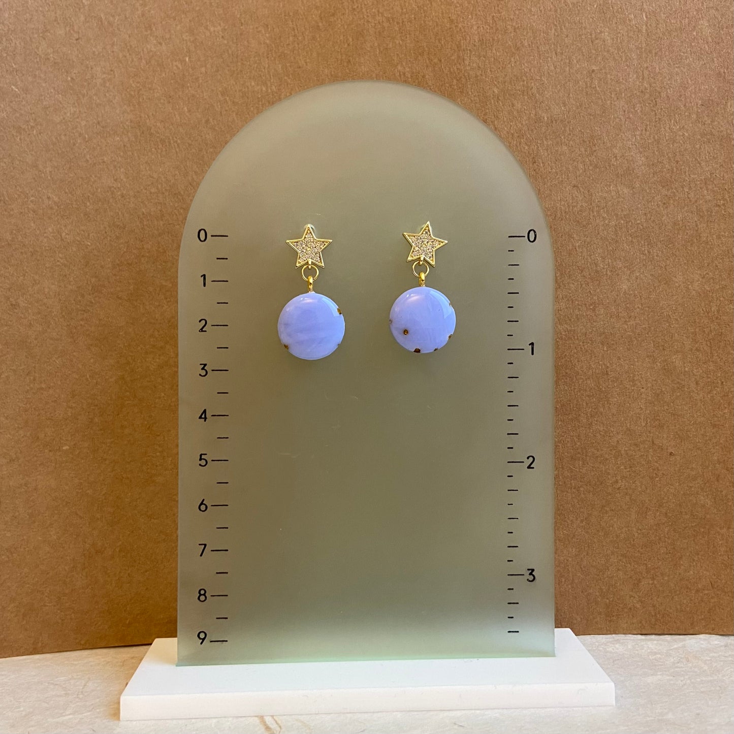 Purple Celestial Earrings