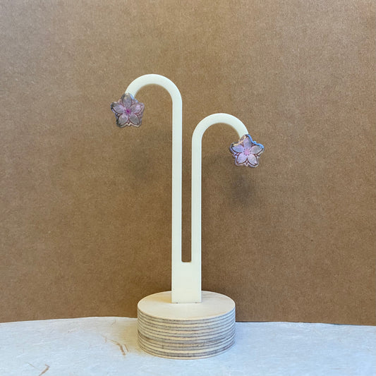 Pink Blossom Stud Earrings