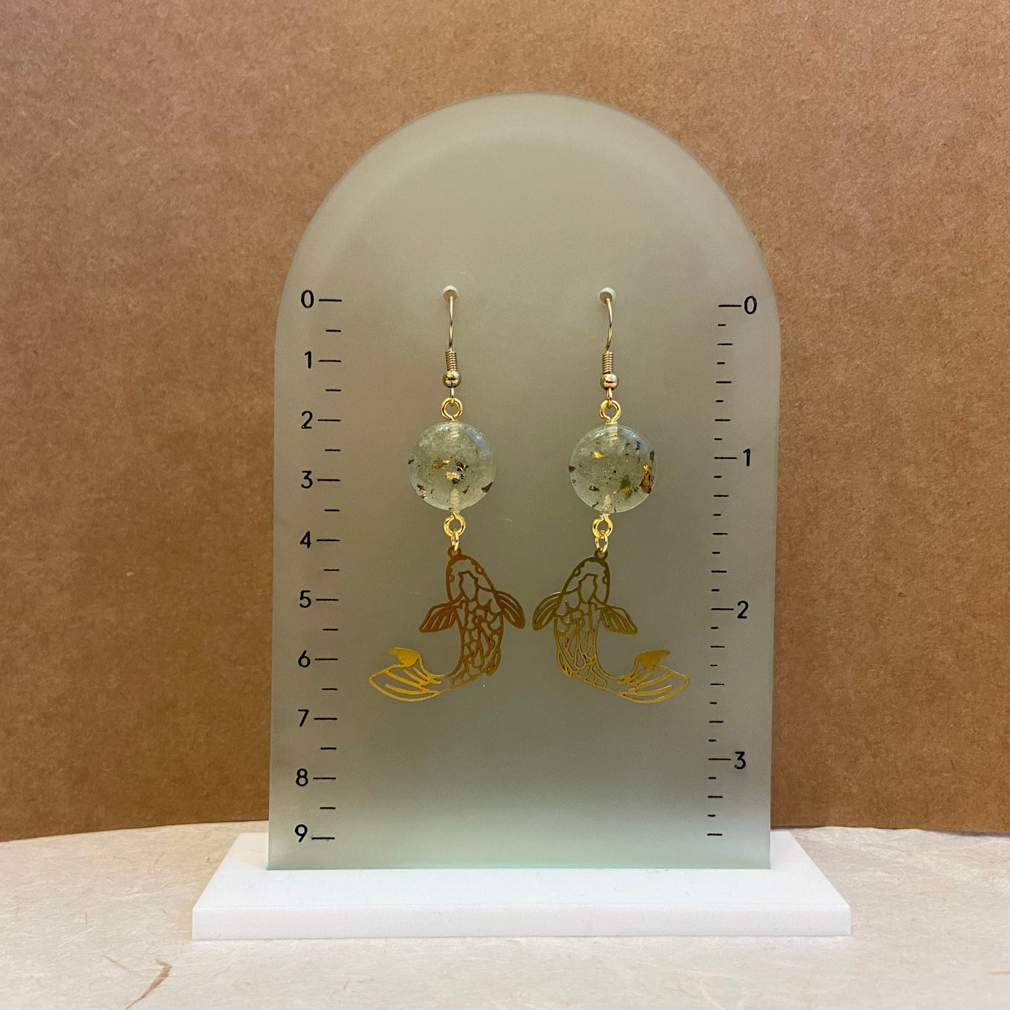Bubble & Koi Fish Earrings