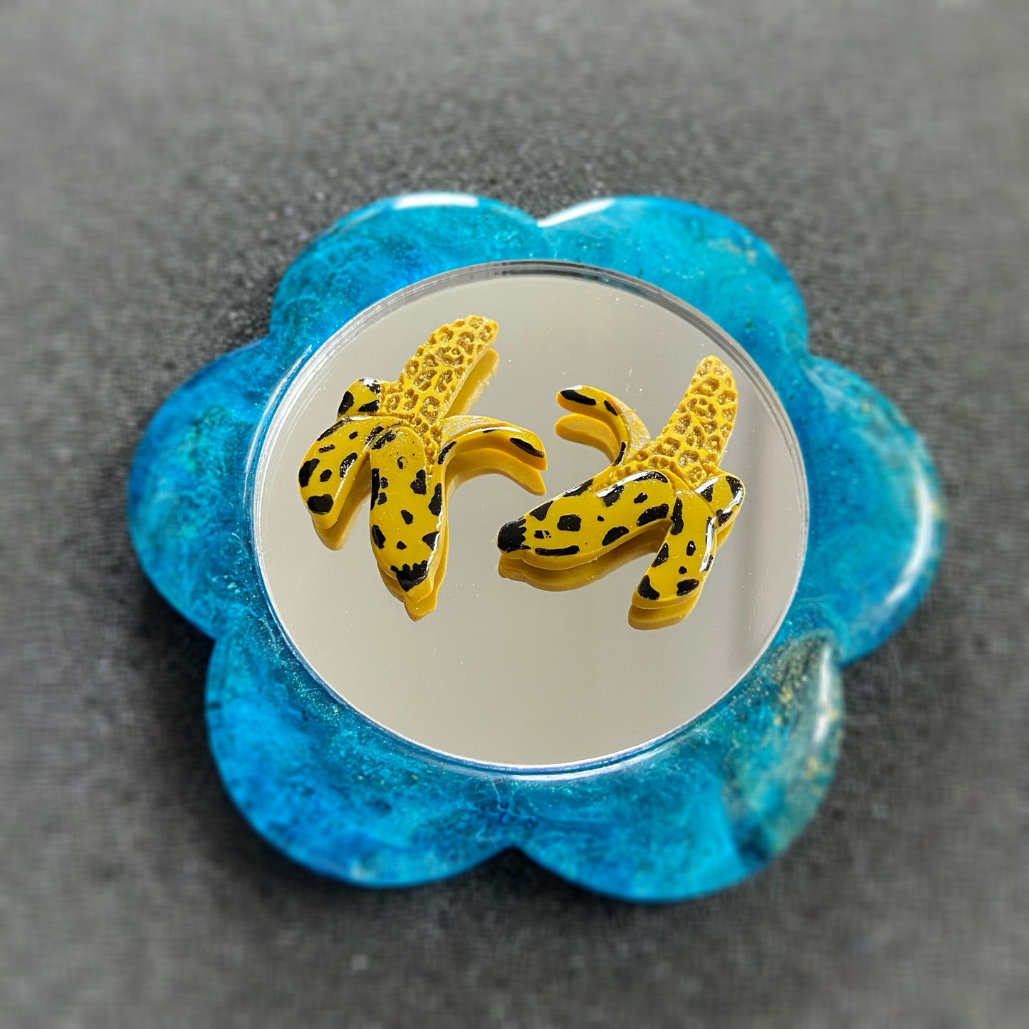 Banana Hoop Earrings