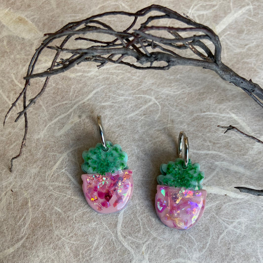 Plant Succulent Charm Reversible Huggies