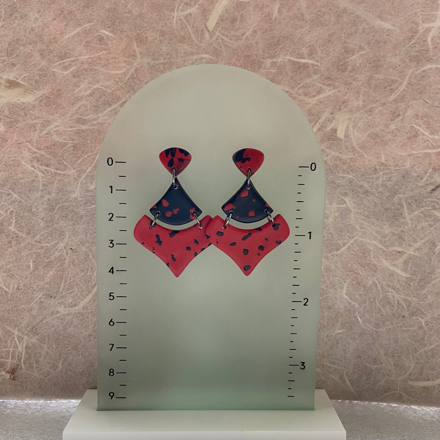 Red & Black Flamenco Earrings