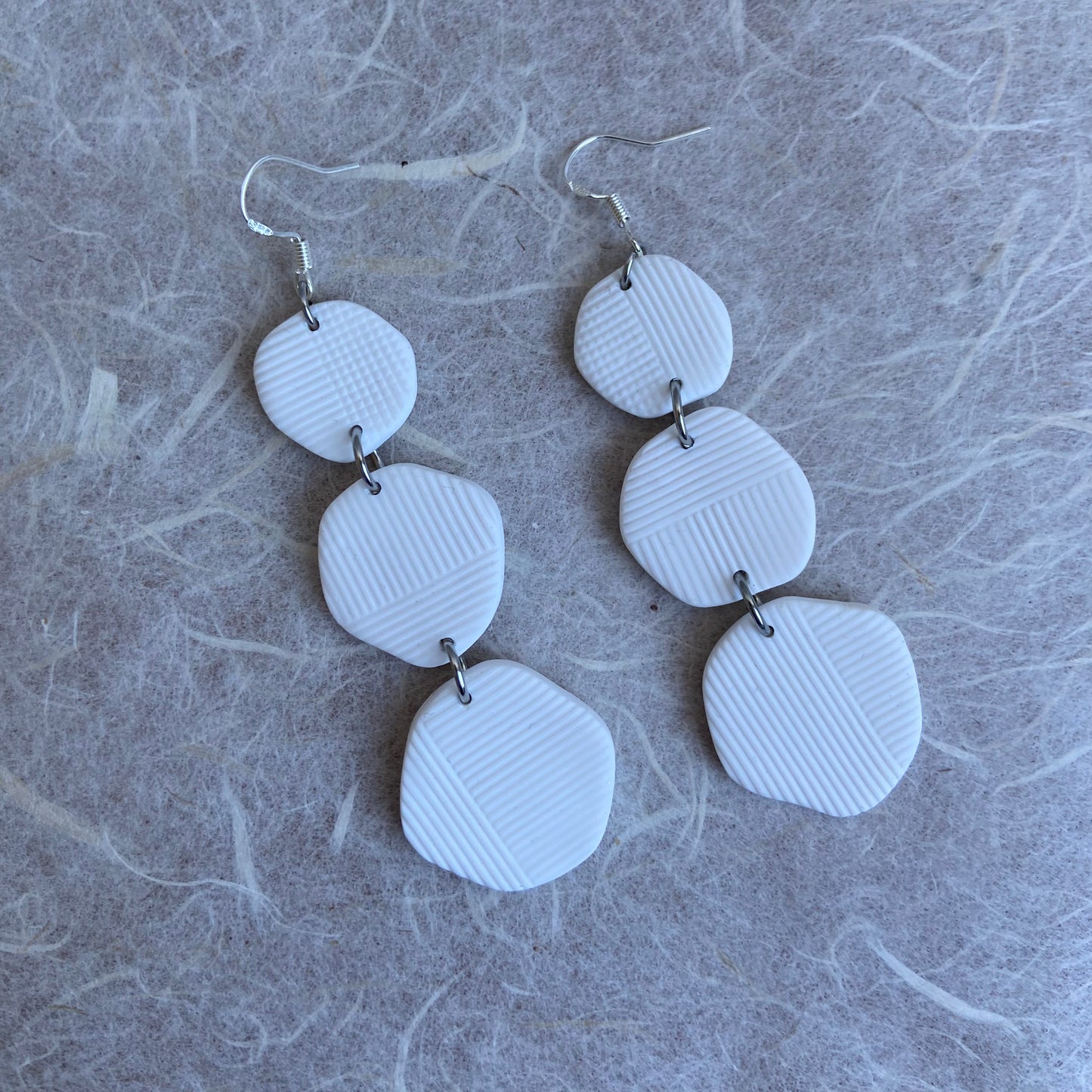 Textured Pebble Earrings