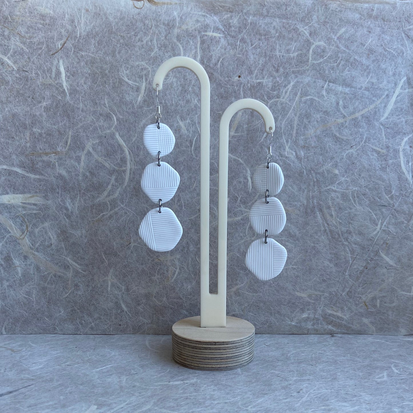 Textured Pebble Earrings