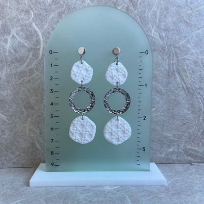 Rattan Pebble Earrings