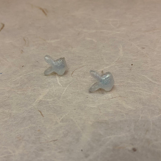 Blue Bunny Resin Studs