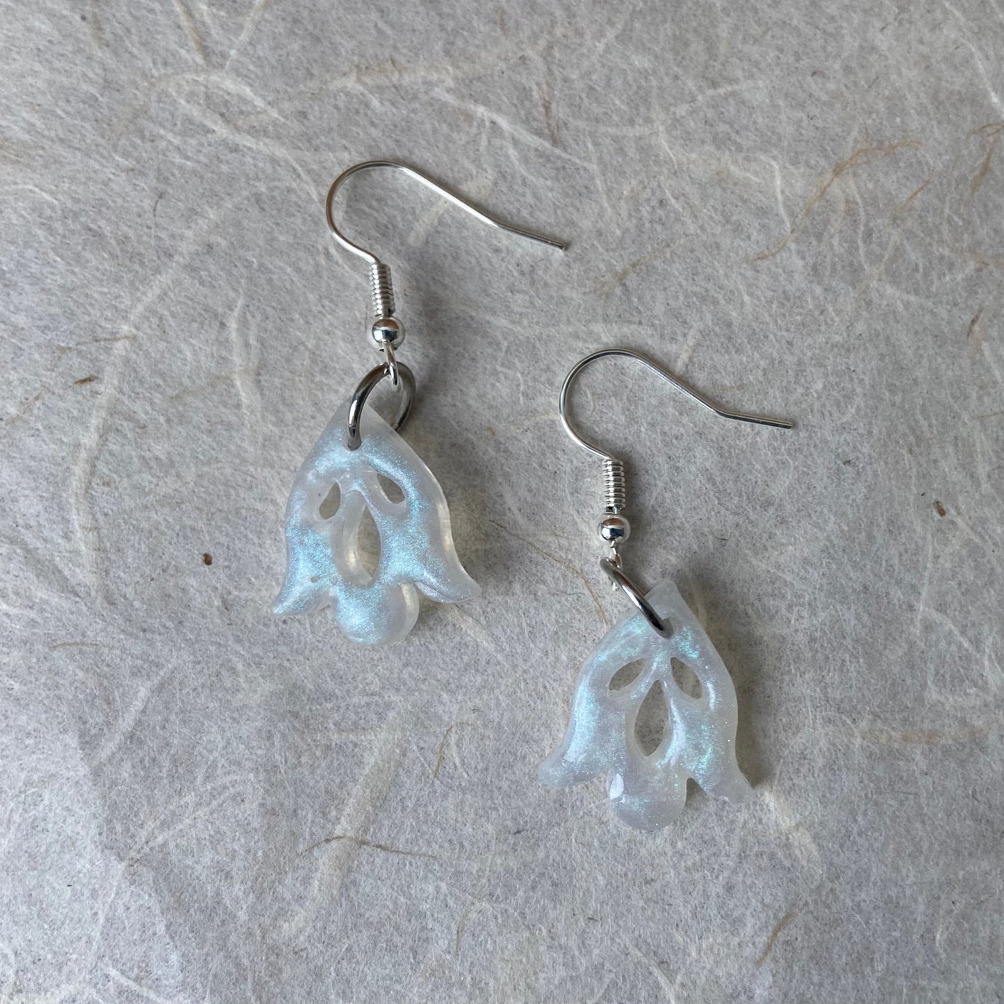 Iridescent Tulip Earrings