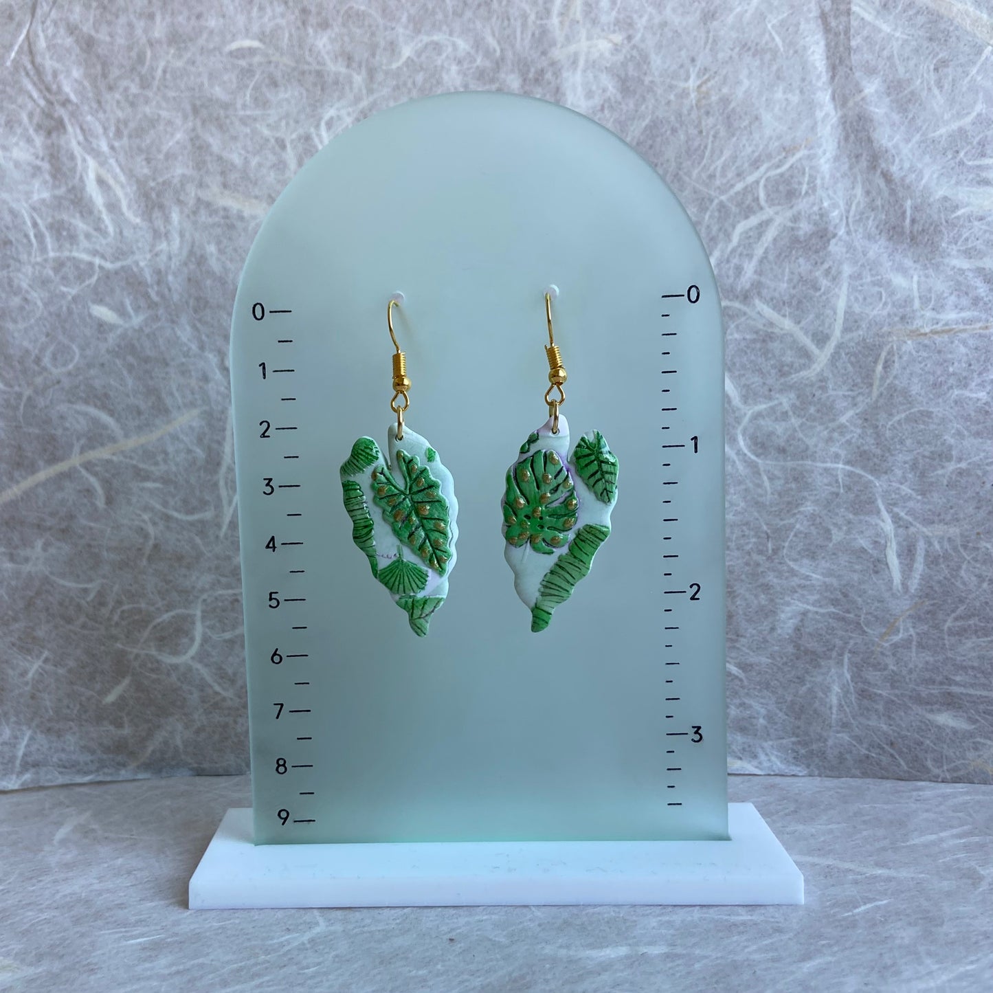 House Plants Leave Earrings