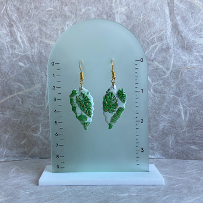 House Plants Leave Earrings