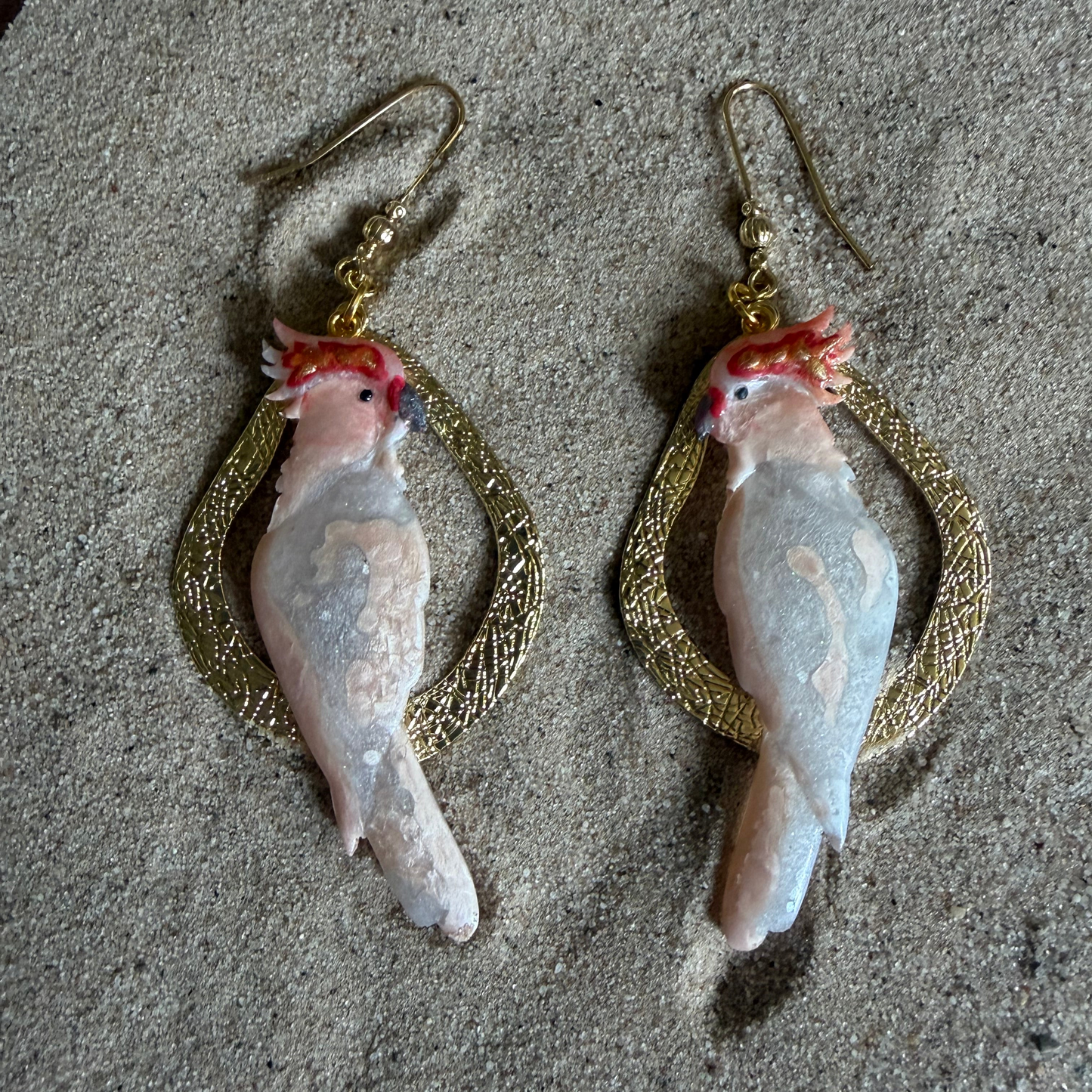 Cockatoo Earrings