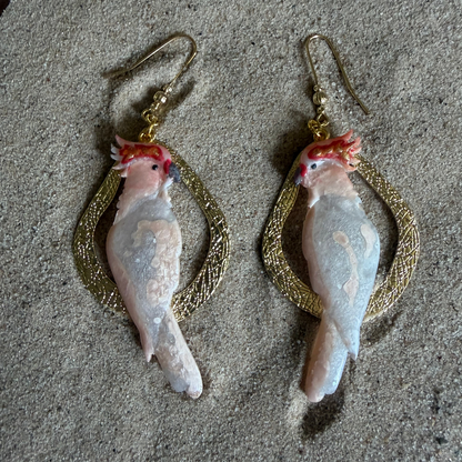 Cockatoo Earrings