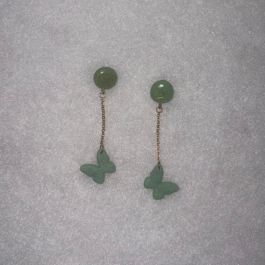 Butterfly Chain Earrings