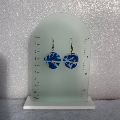 Abstract Mushroom Matisse inspired Earrings
