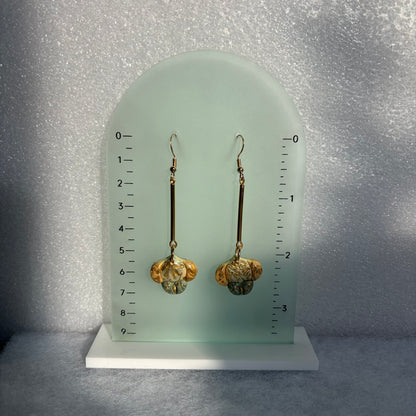 Art Deco Flowers Earrings