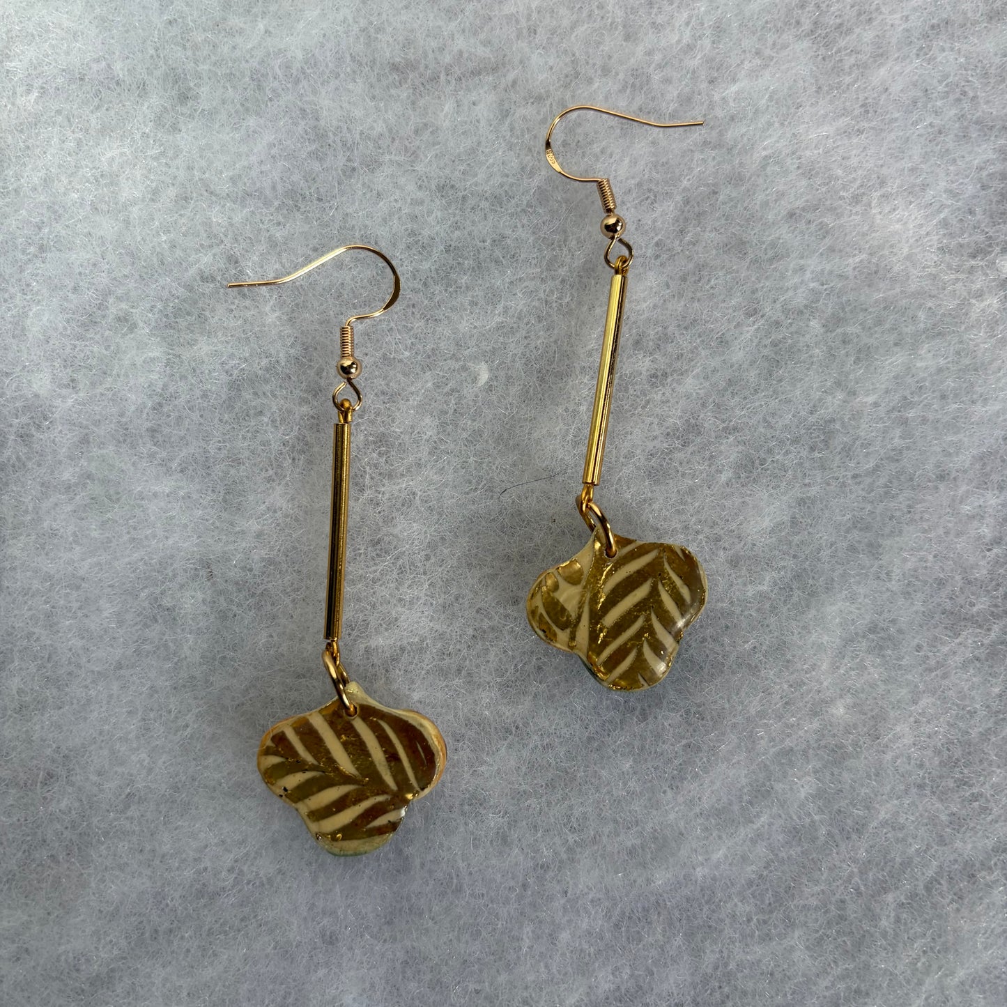 Art Deco Flowers Earrings