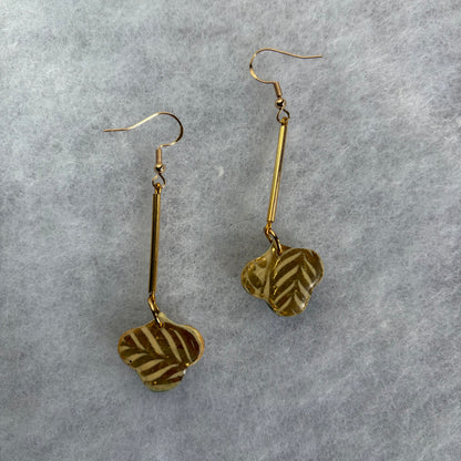 Art Deco Flowers Earrings