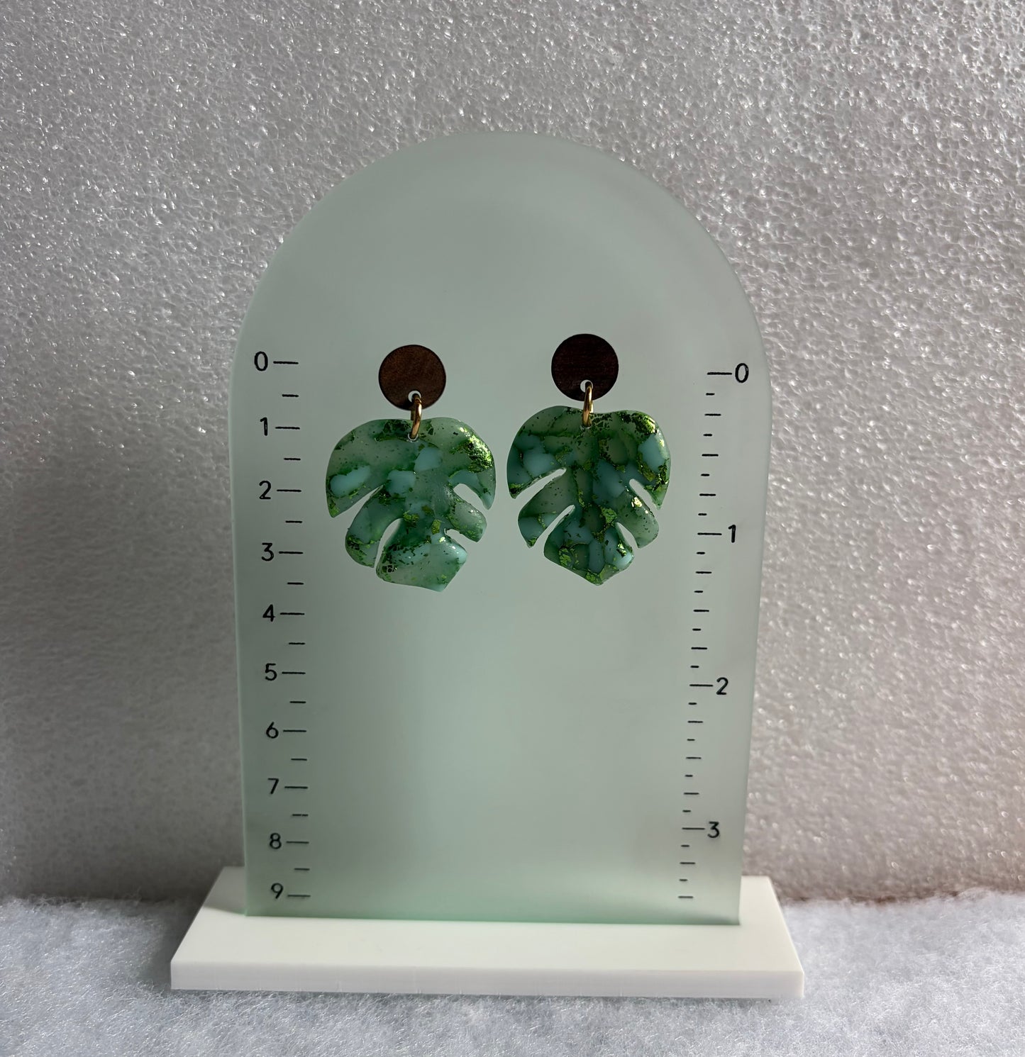 Monstera leaves Earrings