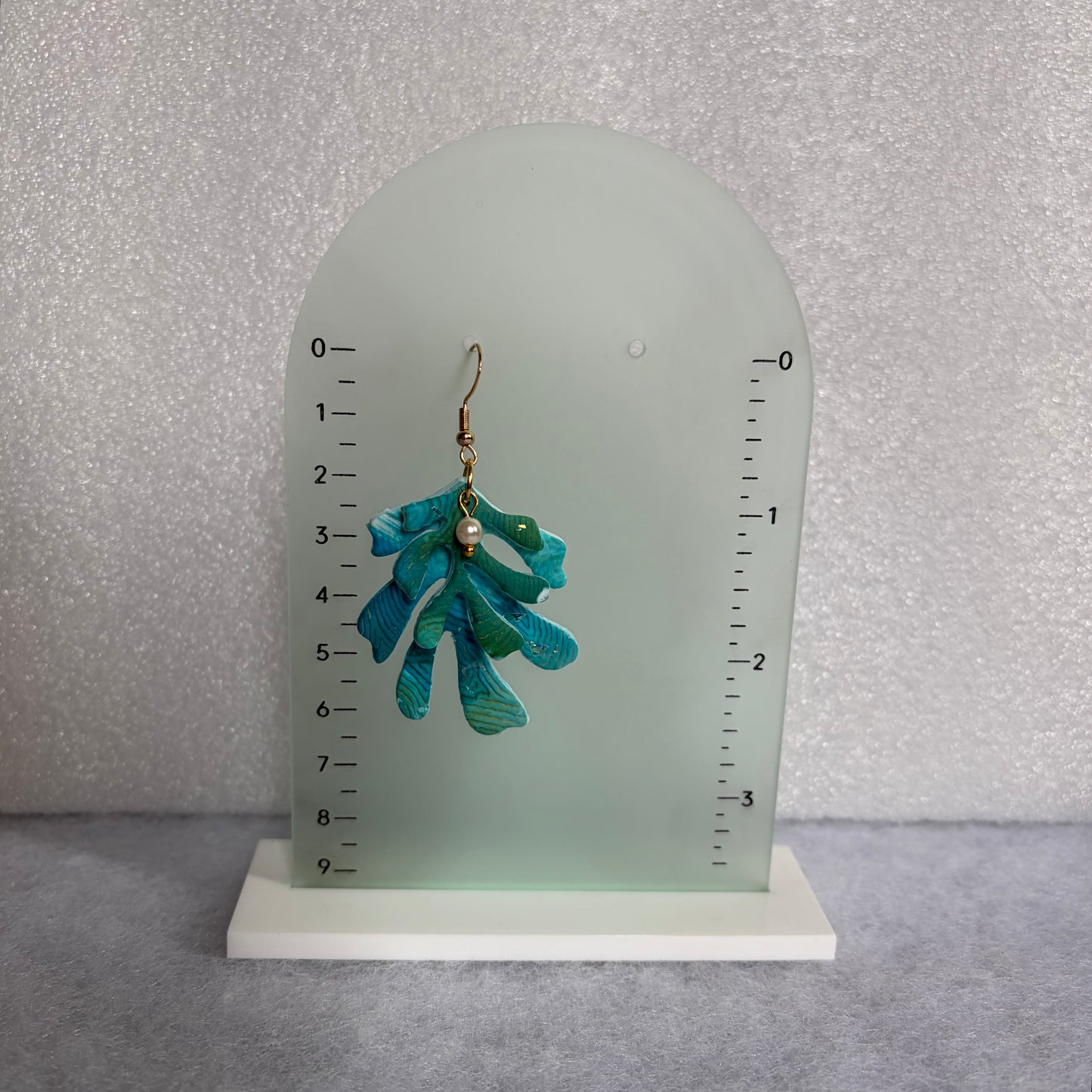 Matisse inspired with faux pearl charms Earrings