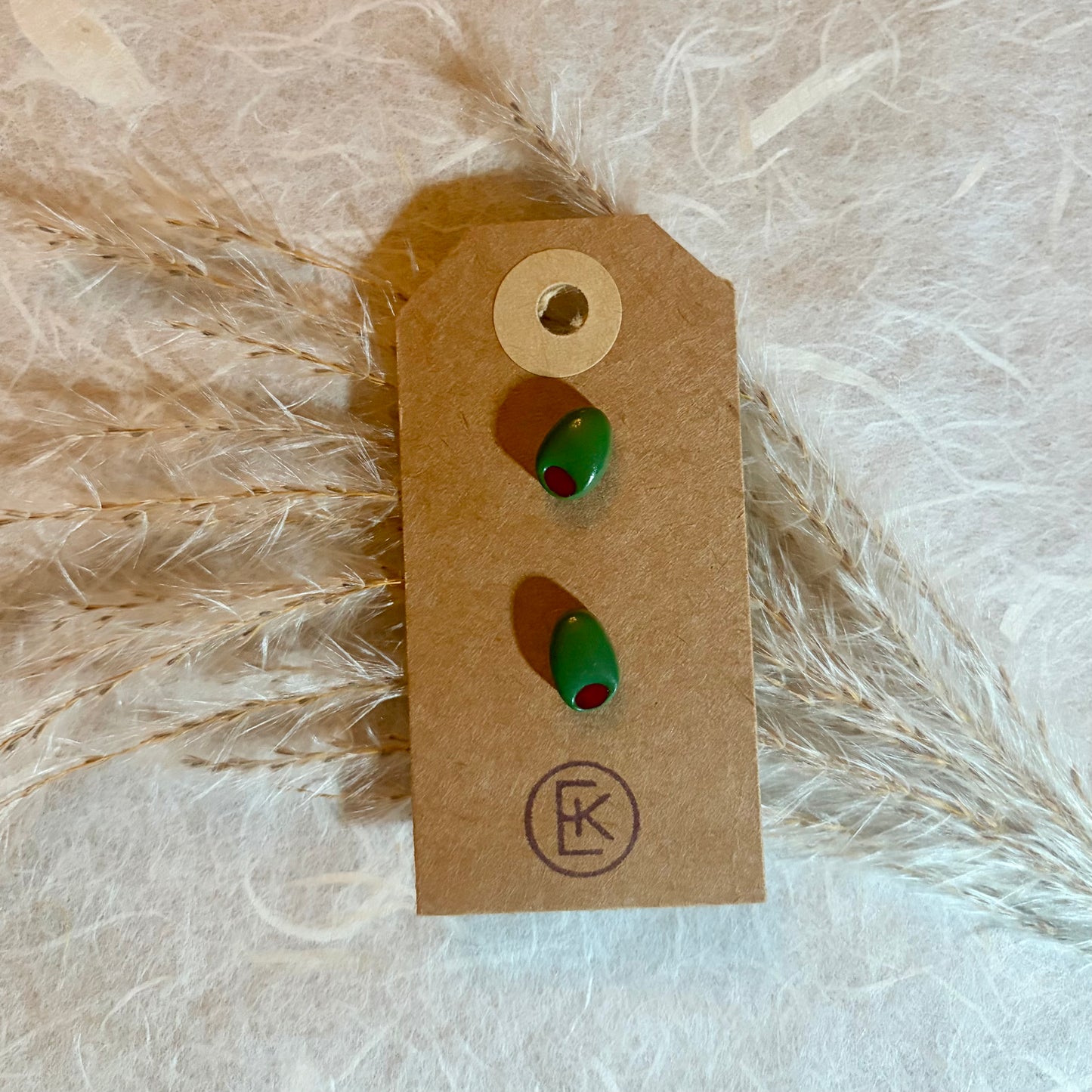 Pimento Olive #3 Earrings